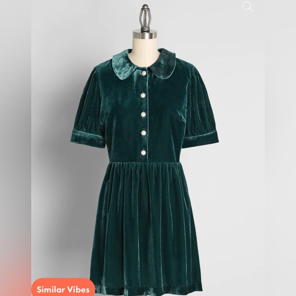 Modcloth Dresses & Skirts - ModCloth Lavishly Laudable Velvet Mini Dress